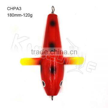 Chentilly CHPA3 18cm wooden popper fishing lure trolling fishing bait