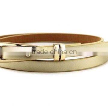 Fashion Women Lady Girl Skinny Waist Belt Thin Leather Narrow Waistband photo-4