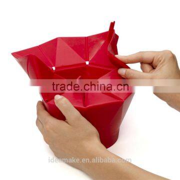 Avon Supplier Foldable Microwave Silicone Popcorn Maker SGS,FDA,LFGB Certified Popcorn Bowl photo-3