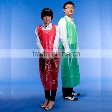 food industrial used economic blocked embossed disposable LDPE apron