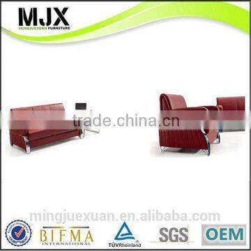 Contemporary hot-sale hotel round lobby leather sofa