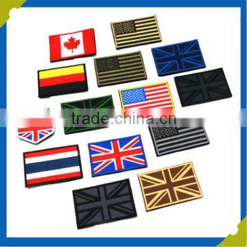 Customized Square Shape 3D Rubber Pvc Patches For Clothing Garment Lables