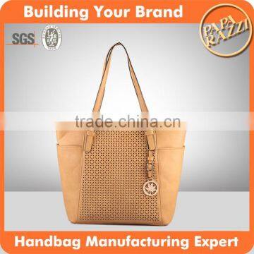 0804 Competitive price handbag tote bag high quality semi PU bag China factory