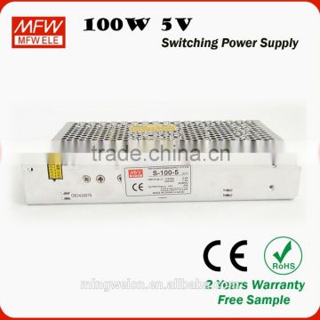 Alibaba new products 100w 220v /110v 5v power supply with CE ROHS