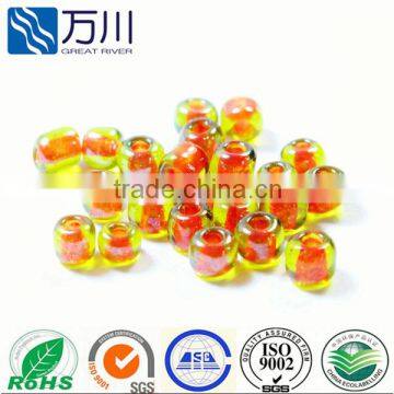 Transparent Fluorescent Color Glass Beads