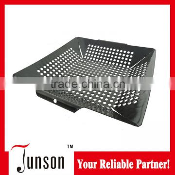 Square Non-stick Grill Basket/ Grill Basket For Vegetables/Metal Grill Basket