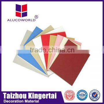 Alucoworld aluminium plastic composite panel with different types PE coated