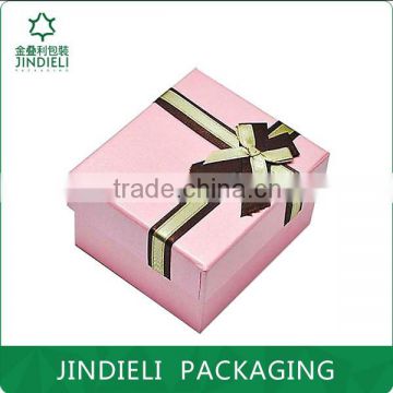 pink decorative girl's ring box jewelry packaging