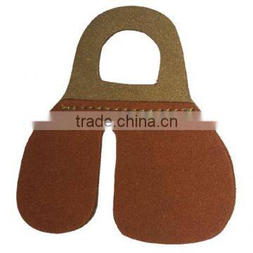 Archery Leather Finger Tab Orange Color AP-3625