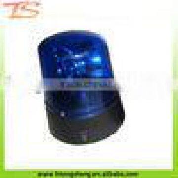 LED rotating street warning light operated by batteries