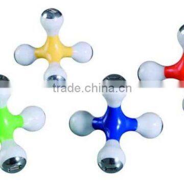 Flower Shape 4 Port Usb 2.0 HUB photo-2