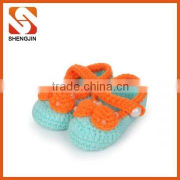 best selling comfortable soft baby knitting girl infant shoes