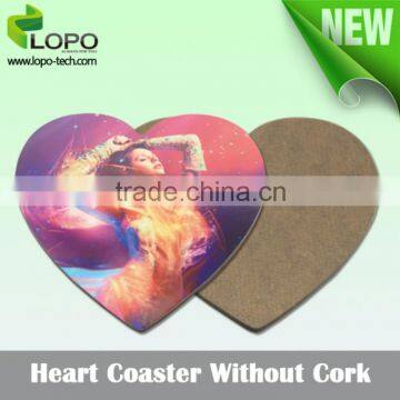 Sublimation Printing MDF Board Coaster Without Cork photo-2