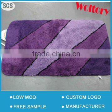 High quality washable acrylic yarn fiber bathroom mat set