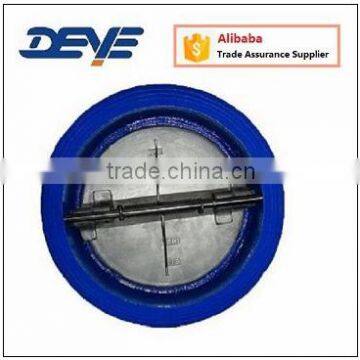 Double Disc Flap Wafer Dual Check Valve Soft Seat