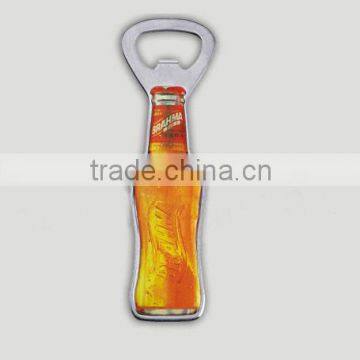 Aluminum bottle shape metal bottle opener