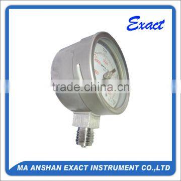 All Stainless Steel Laser Welding Germany Pressure Gauge En837-1