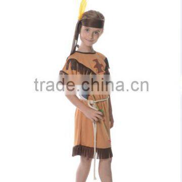 Brave Indian Children Boy party mascot costume