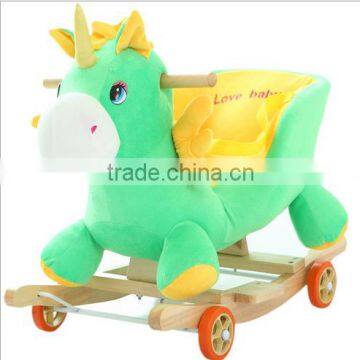 2016 Toy Baby Wooden Toys Plush Rocking Cradle photo-2