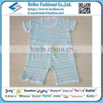 Lovely style printed baby suit for summer short-sleeves baby suit