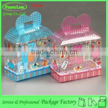 Fashion cheap plastic chocolate candy box with printing