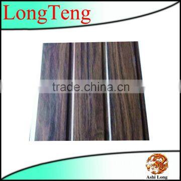 Direct factory Wood design laminated PVC panel for wall