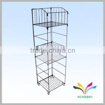 High Quality Factory Customize Wire Metal 4 Tiers Mineral Water Rack photo-2