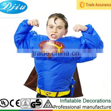 DJ-CO-149 children Chub Superman Inflatable Blow Up Color Body Halloween Costume Jumpsuit