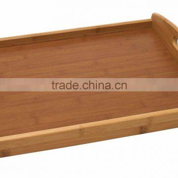 cheap bamboo food serving tray