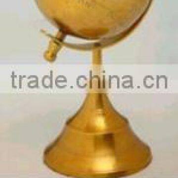 brass globe