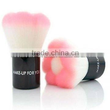 Hot Sell Pink Flower Nylon Hair Face Kabuki Brush