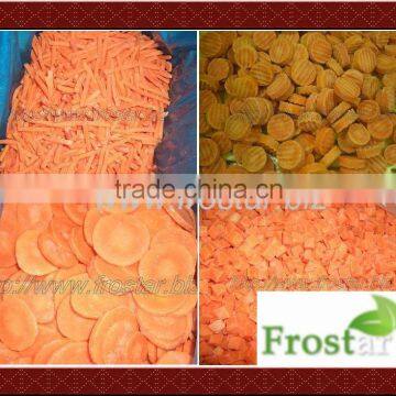 Diced or sliced frozen carrots