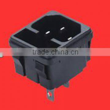 3 pins C14 socket with switch