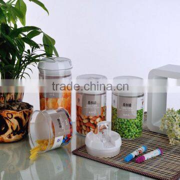 QFY Plastic airtight round 4 PCs food transport container set