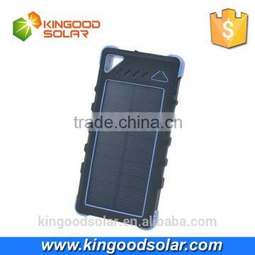 New Products 2016 Li-polymer Battery SOS Signal Flashlight Wireless 16000mAh Waterproof Solar Charger for Mobile Phone photo-5