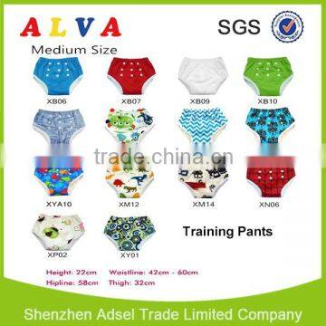 Hot-Welcomed Bamboo Fiber Waterproof Potty Training Pants High Waist Baby Pants