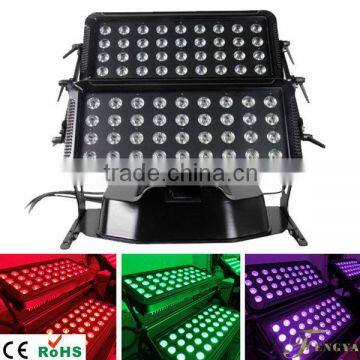 72x10w Rgbw 4in1 Outdoor led wall washer light