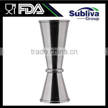 Wholesale 30 / 50ml Stainless Steel 304 Cocktail Bar Jigger