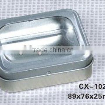 tin box with pvc window