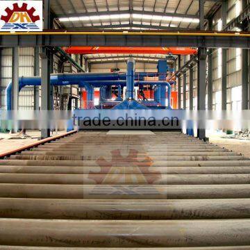 steel plate H beam Through shot blasting/cleaningmachine equipment