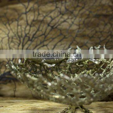 High Quality Food Safe Metal Round Plate With Dolphin L:6.7" photo-5