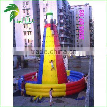 Durable material beautiful climbing inflatable rock climbing