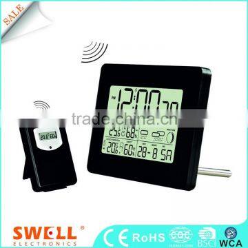 Auto Find Local Large Display Official Weather Station , Indoor Outdoor Weather Station photo-2