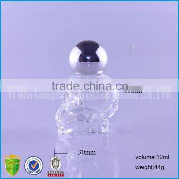 Wholesale Clear 8ml 12ml Empty Cosmetic Glass Liquid Bottle With Metal Cap photo-4