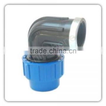 Compression Female Elbow Comp x Fem. Thread 20x1/2"- 110x4" PE Pipe Fittings for Irrigation