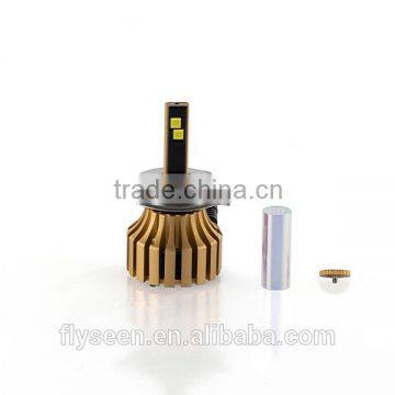 30w h4 golden color new led headlight bulb , h4 car led headlight