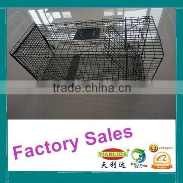 Professional Collapsible Feral Dog Trap Cage 110x44x48.5cm(LxWxH)---TLD2018