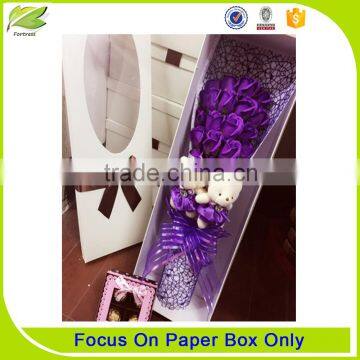 custom eco-friendly fashion paper box for flowers