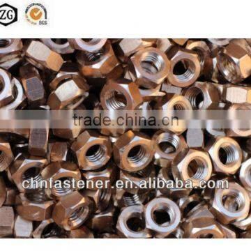 ANSI/ASME B18.2.2 Hex nuts carbon steel 5G brass