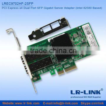 Intel 82575 Chipset Gigabit PCI Express x4 dual sfp ethernet adapter